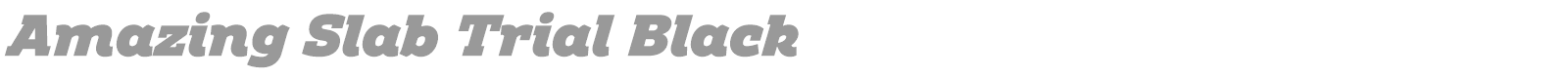 Amazing Slab font preview