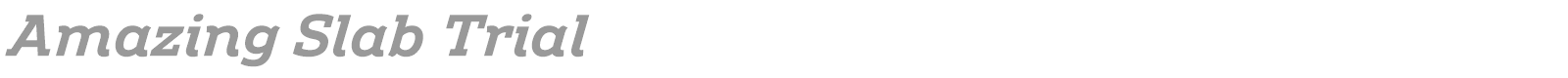 Amazing Slab font preview