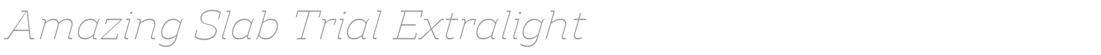 Amazing Slab font preview