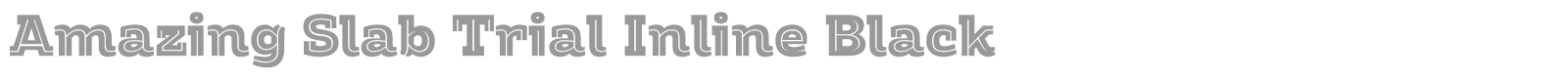 Amazing Slab font preview