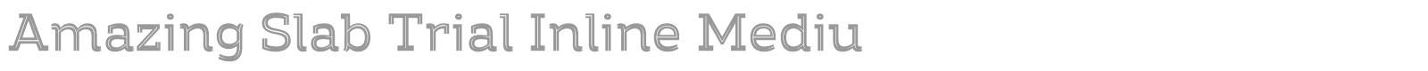 Amazing Slab font preview