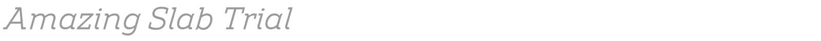 Amazing Slab font preview