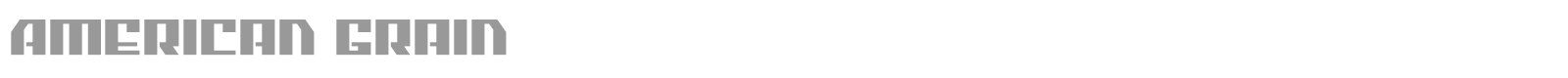 American Grain font preview