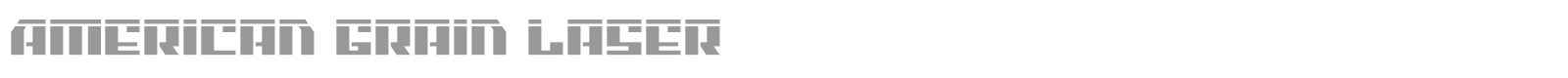 American Grain font preview