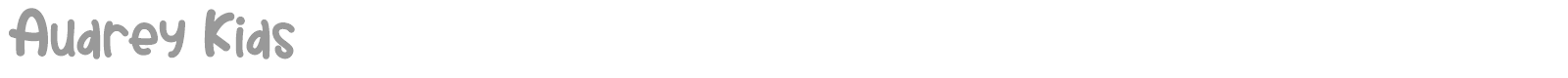 Audrey Kids font preview
