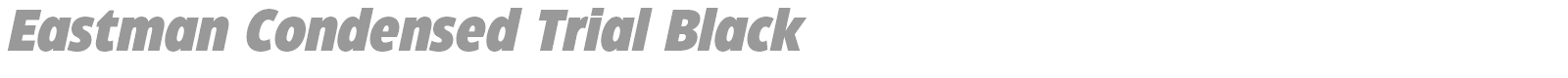 Eastman Condensed font preview