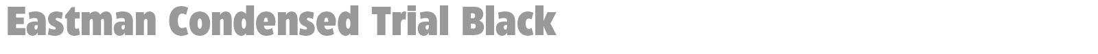 Eastman Condensed font preview