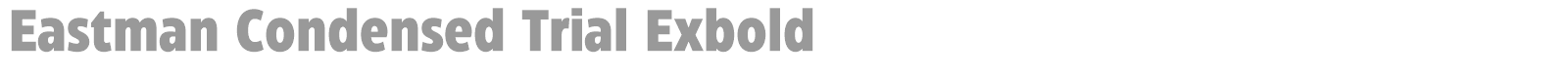 Eastman Condensed font preview