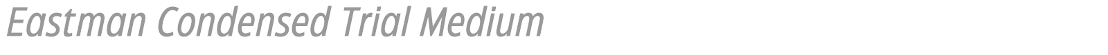 Eastman Condensed font preview