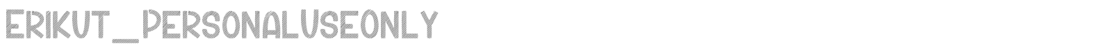 Erikut font preview