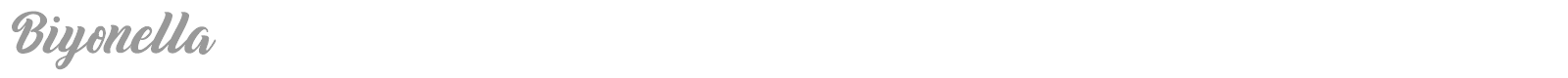 Biyonella font preview