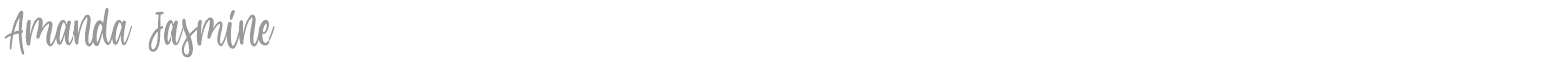 Amanda Jasmine font preview