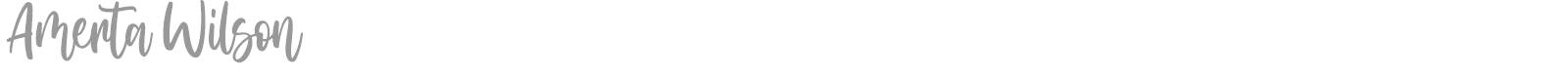 Amerta Wilson font preview