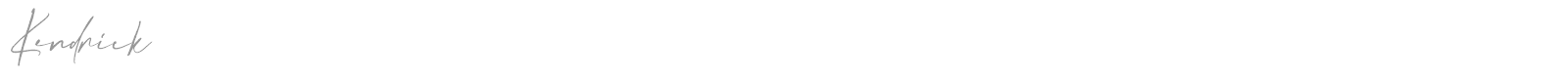 Kendrick font preview