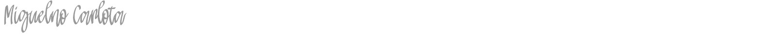 Miguelno Carlota font preview