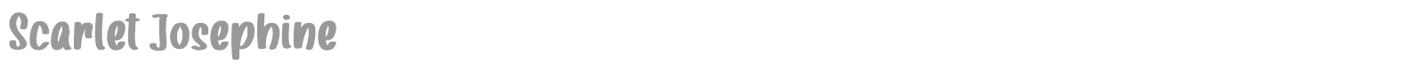 Scarlet Josephine font preview