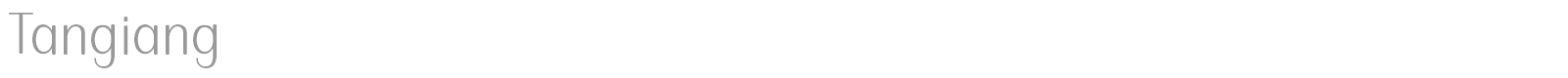 Tangiang font preview