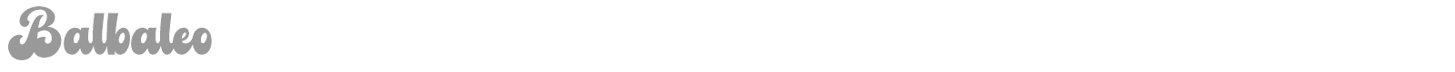 Balbaleo font preview