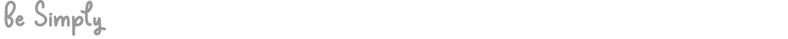 Be Simply font preview