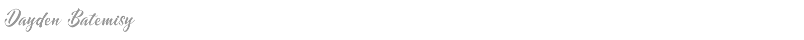 Dayden Batemisy font preview
