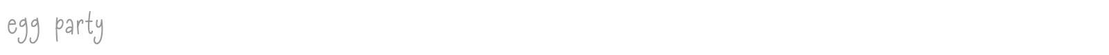 Egg Party font preview