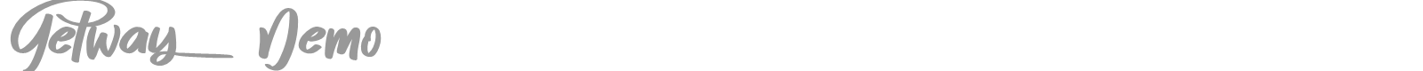 Getway font preview