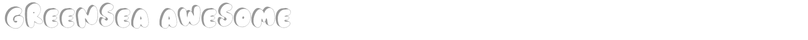 Greensea font preview