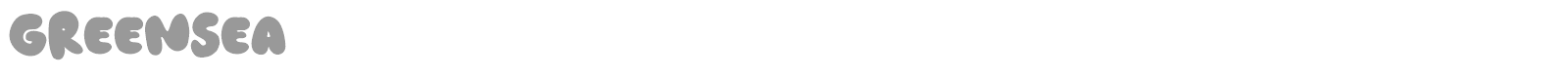 Greensea font preview