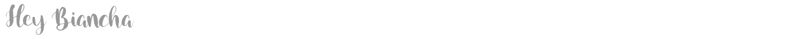 Hey Biancha font preview