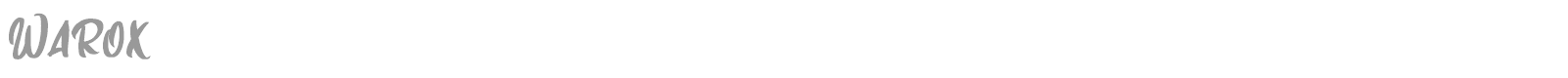 Warox font preview