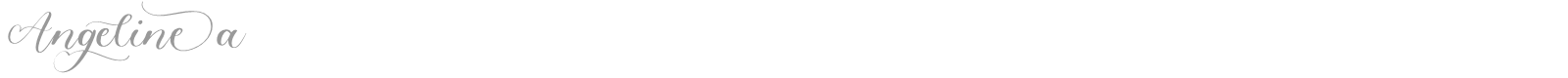 Angelinea font preview