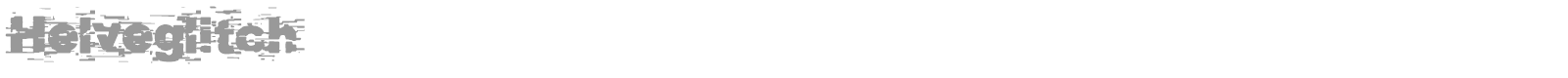 Helveglitch font preview