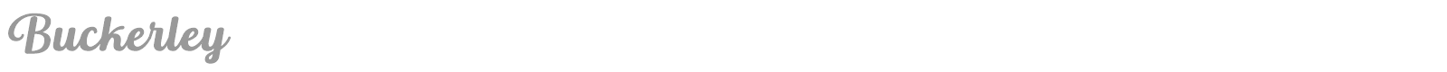 Buckerley font preview