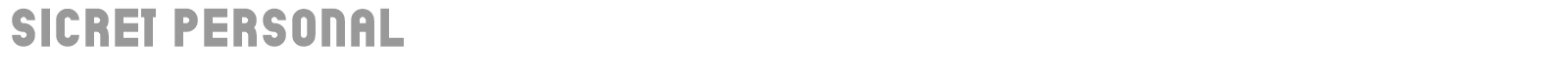 Sicret font preview