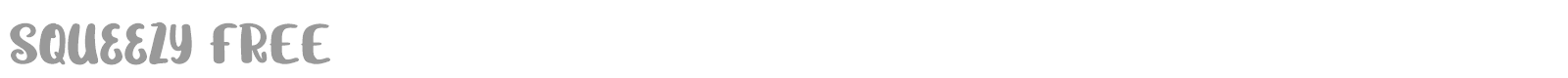 Squeezy font preview