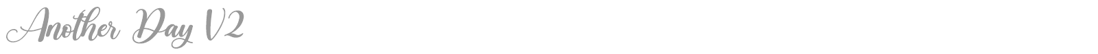 Another Day V2 font preview