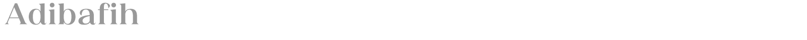 Adibafih font preview