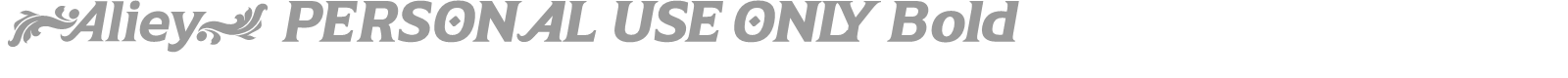 Aliey font preview