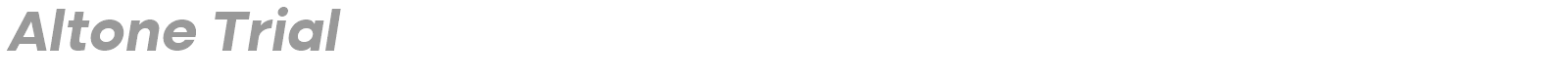 Altone font preview