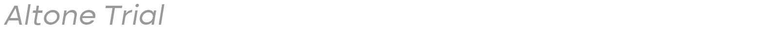 Altone font preview