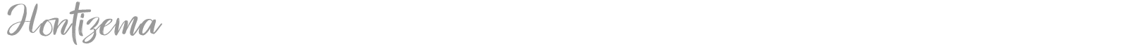 Hontizema font preview