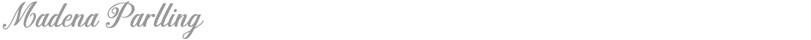 Madena Parlling font preview