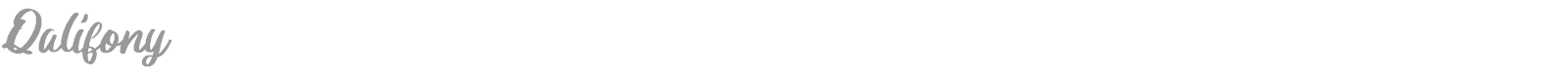 Qalifony font preview