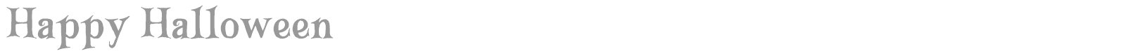 Happy Halloween font preview