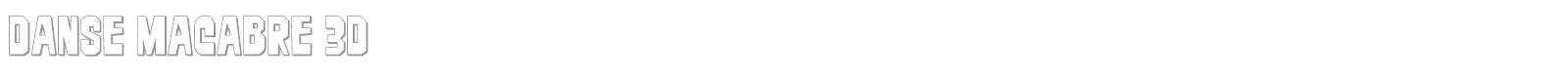 Danse Macabre font preview
