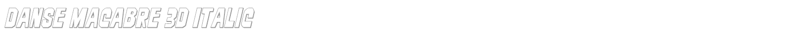 Danse Macabre font preview