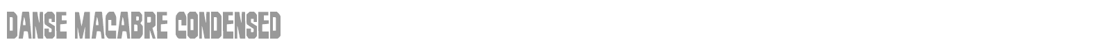Danse Macabre font preview