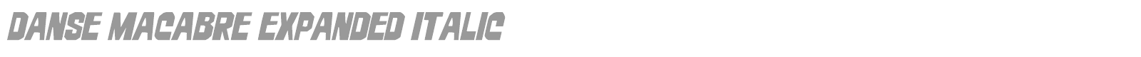 Danse Macabre font preview