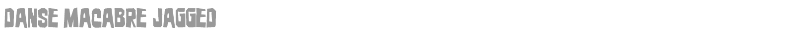 Danse Macabre font preview