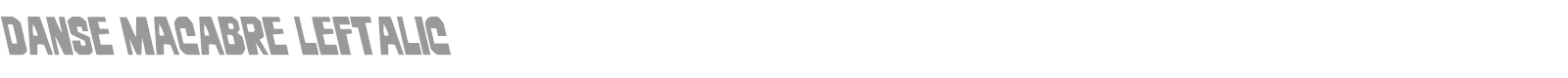 Danse Macabre font preview
